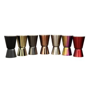 Double-Sided 15/30ml Stainless Steel Jigger with Measurement Markings – JN037