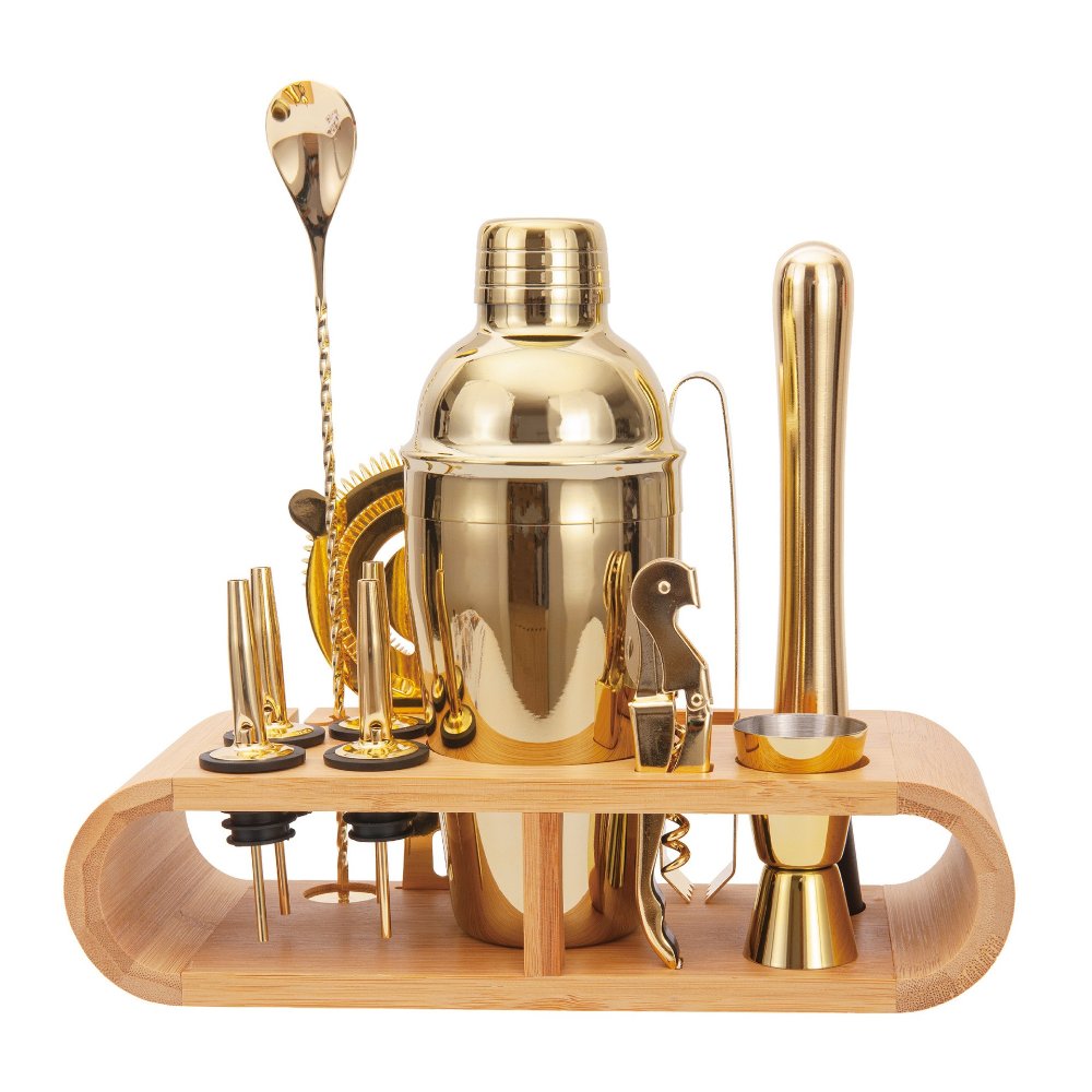 Bar Set Stainless Steel Beginner Cocktail Shaker Set Complete Bartending Kit – JN013