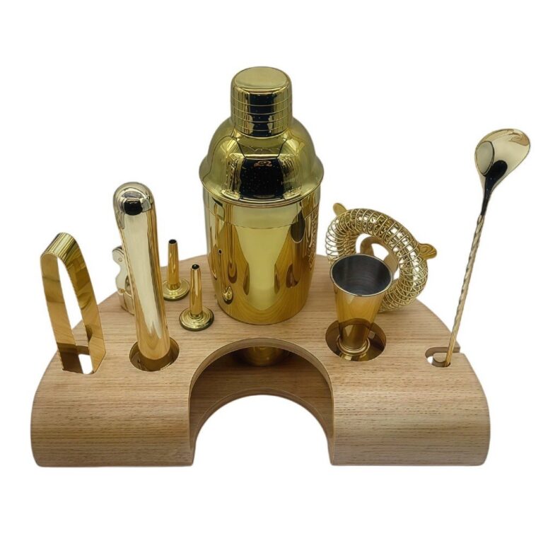Bar Set 10-Piece Stainless Steel Cocktail Shaker Set Professional Bar Tools – JN023
