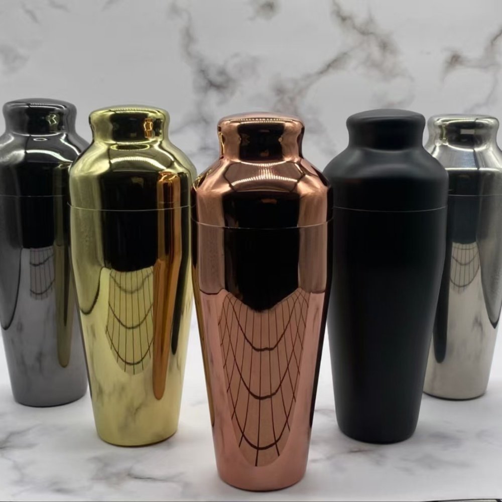 Cocktail Shaker 700ml 304 Stainless Steel French-Style Two-Piece Cocktail Shaker – JN002