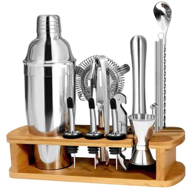 Bar Set Stainless Steel Cocktail Shaker Set for Cocktail and Milk Tea Mixing – JN035